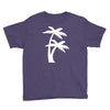 palm tree sticker vinyl decal tropical island beach ocean wall car win Youth Tee