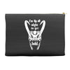 'i'm up all night to get loki' thor  avengers tom hiddleston funny Accessory Pouches