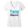 It's A Twin Thing Women's V-Neck T-Shirt
