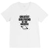 Greatest Girlfriend In The Universe V-Neck Tee