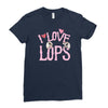 i love lops lots Ladies Fitted T-Shirt