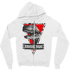 jurassic park raptor natural Zipper Hoodie