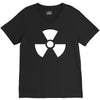biohazard logo die cut vinyl V-Neck Tee