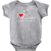 i love cats it's people who annoy me Baby Onesie