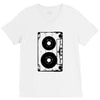 oldschool cassette V-Neck Tee