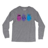 Colorful Cats Long Sleeve Shirts