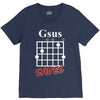 gsus saves chord V-Neck Tee