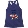 mama bear floral Racerback Tank