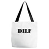 dilf Tote Bags