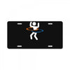portal hula hooping with portals License Plate