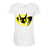 arkham orgins joker bat Maternity Scoop Neck T-shirt