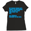 my friend thinks he's smart Ladies Fitted T-Shirt
