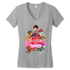 paw patrol birthday girl grandpa Women's V-Neck T-Shirt