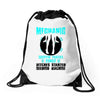 mechanic droppin panties singe Drawstring Bags