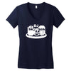 dj scratch men's Women's V-Neck T-Shirt