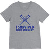 I Survived Foot Surgery V-Neck Tee