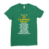 Camping Rules Ladies Fitted T-Shirt