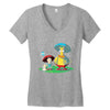 my friend hef Women's V-Neck T-Shirt