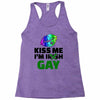 kiss me im gay Racerback Tank