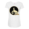 happy scottie halloween! Maternity Scoop Neck T-shirt