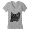 popa Women's V-Neck T-Shirt