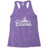 bridesmaid disney castle Racerback Tank
