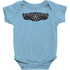 pinstripe 2 skull humor funny Baby Onesie