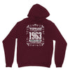 vintage made in 1963 perfectly aged a living legend Unisex Hoodie