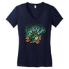 mario smash! Women's V-Neck T-Shirt
