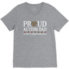 proud autism dad V-Neck Tee