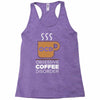 coffee addiction Racerback Tank