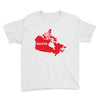 Canada Continent Roots Youth Tee