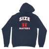 size matters Unisex Hoodie