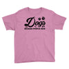 Dogs Because People Suck Youth Tee