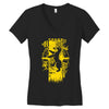 badger crest Women's V-Neck T-Shirt