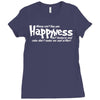 money can't buy you happyness, but hookers and coke don't make me sad Ladies Fitted T-Shirt
