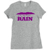 rain Ladies Fitted T-Shirt