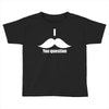 mustache (3) Toddler T-shirt