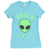 stay weird alien girls Ladies Fitted T-Shirt