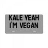 kale yeah i'm vegan License Plate