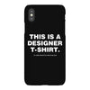 This is a Designer T-Shirt iPhoneX