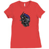 skull modile head Ladies Fitted T-Shirt