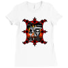 gothic american gothic Ladies Fitted T-Shirt