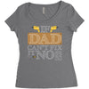 If Dad Can't Fix It No One Can Women's Triblend Scoop T-shirt