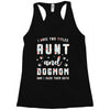 i have two titles aunt and dogmom and i rock them both Racerback Tank