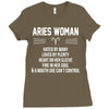 Aries Woman Ladies Fitted T-Shirt