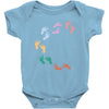 Baby Colorful Foot Baby Bodysuit