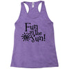 fun in the sun Racerback Tank