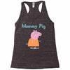 peppa pig mommy pig Racerback Tank