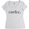 cawfee Women's Triblend Scoop T-shirt